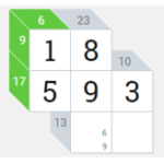 kakuro game: cross sums game