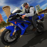 police chase – motorbike driver game