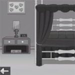 black & white escape: house game