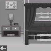 black & white escape: house game