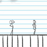 stickman school run game