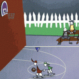 stick basketball game