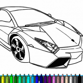 lamborghini coloring book game