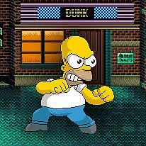 simpsons streets of rage game