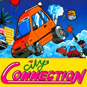 city connection platforming physics and retro arcade architecture game