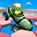 hexa cars master the hexagon floor drop mechanics game