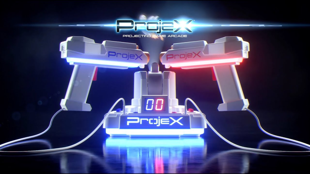 ProjeX Projecting Game Arcade by NSI International projecting targets onto a wall