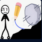 draw 2 save stickman rescue shield the defenseless hero game