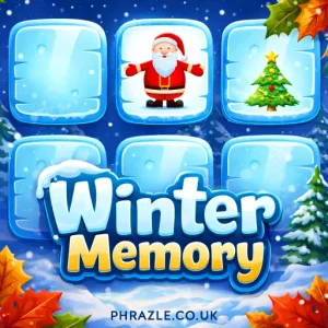 winter memory game