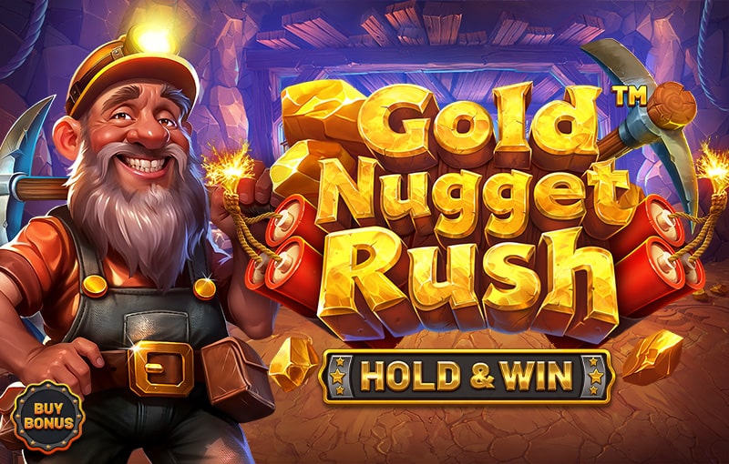 gold nugget rush – hold & win game