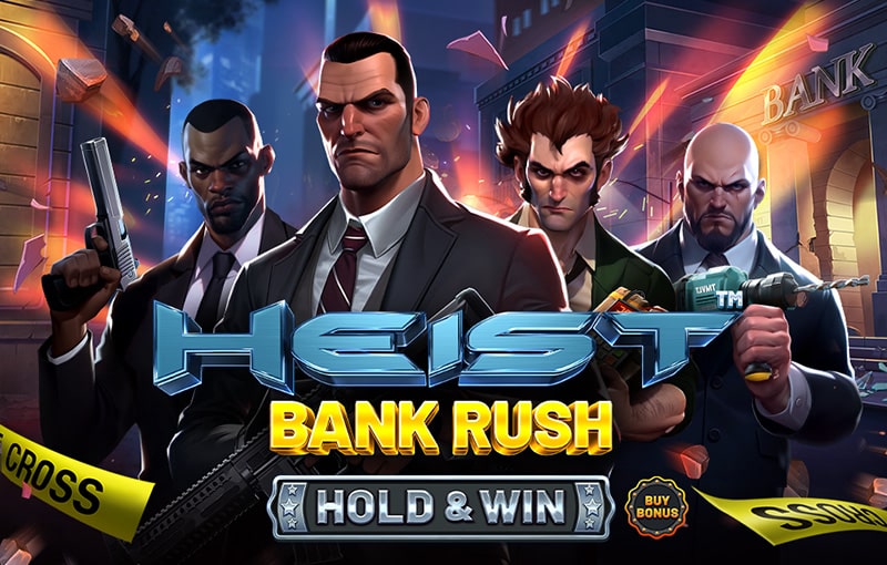 heist: bank rush – hold & win game