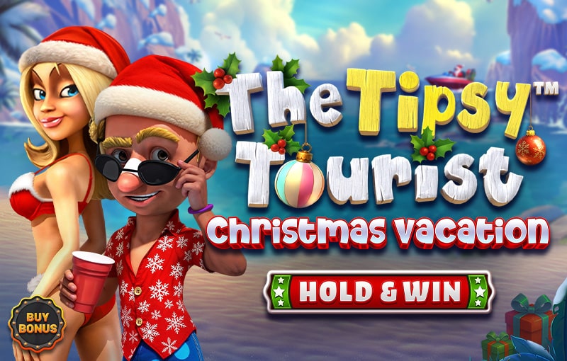 the tipsy tourist: christmas vacation – hold & win game