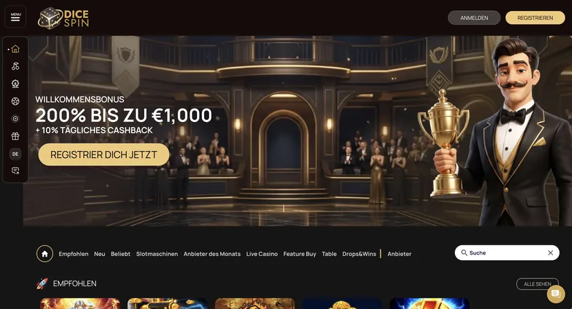 Dice Spin Casino ohne OASIS