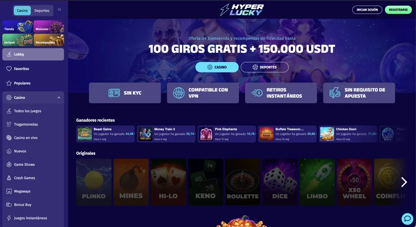 Hyperlucky