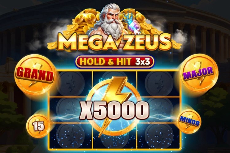 mega zeus hold & hit 3×3 game
