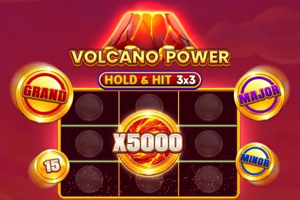 volcano power hold hit 3×3 game
