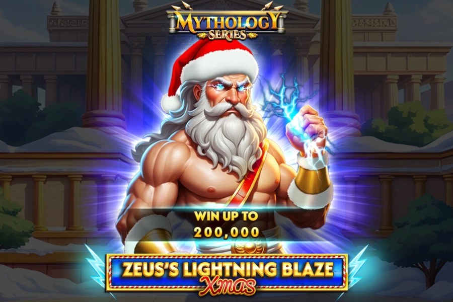 zeus’s lightning blaze – xmas game
